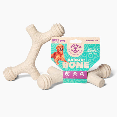 Yomp Barkin’ Bone Beef Flavor Dog Toy poudrefeed.com 2