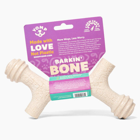 Yomp Barkin’ Bone Beef Flavor Dog Toy poudrefeed.com 5