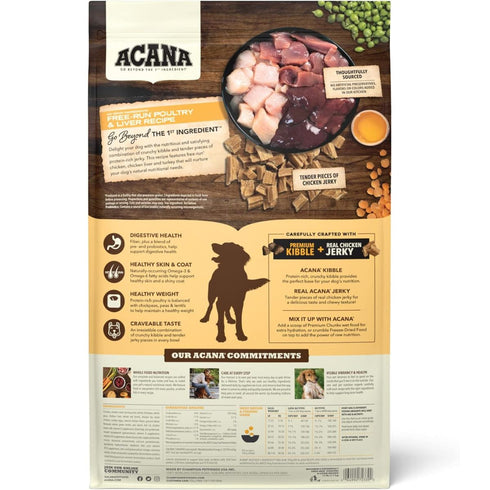 Acana Butcher's Favorites Free-Run Poultry & Liver Dry Dog Food 17lb - Poudre Pet & Feed Supply 2