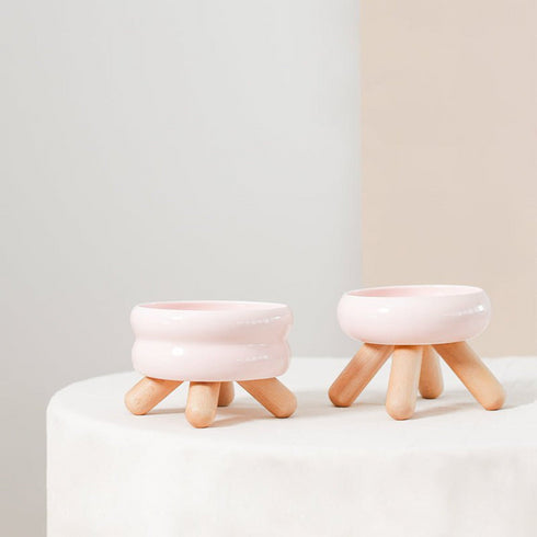 Injoya Gulu Pink Pet Water Bowl 16.3 cm