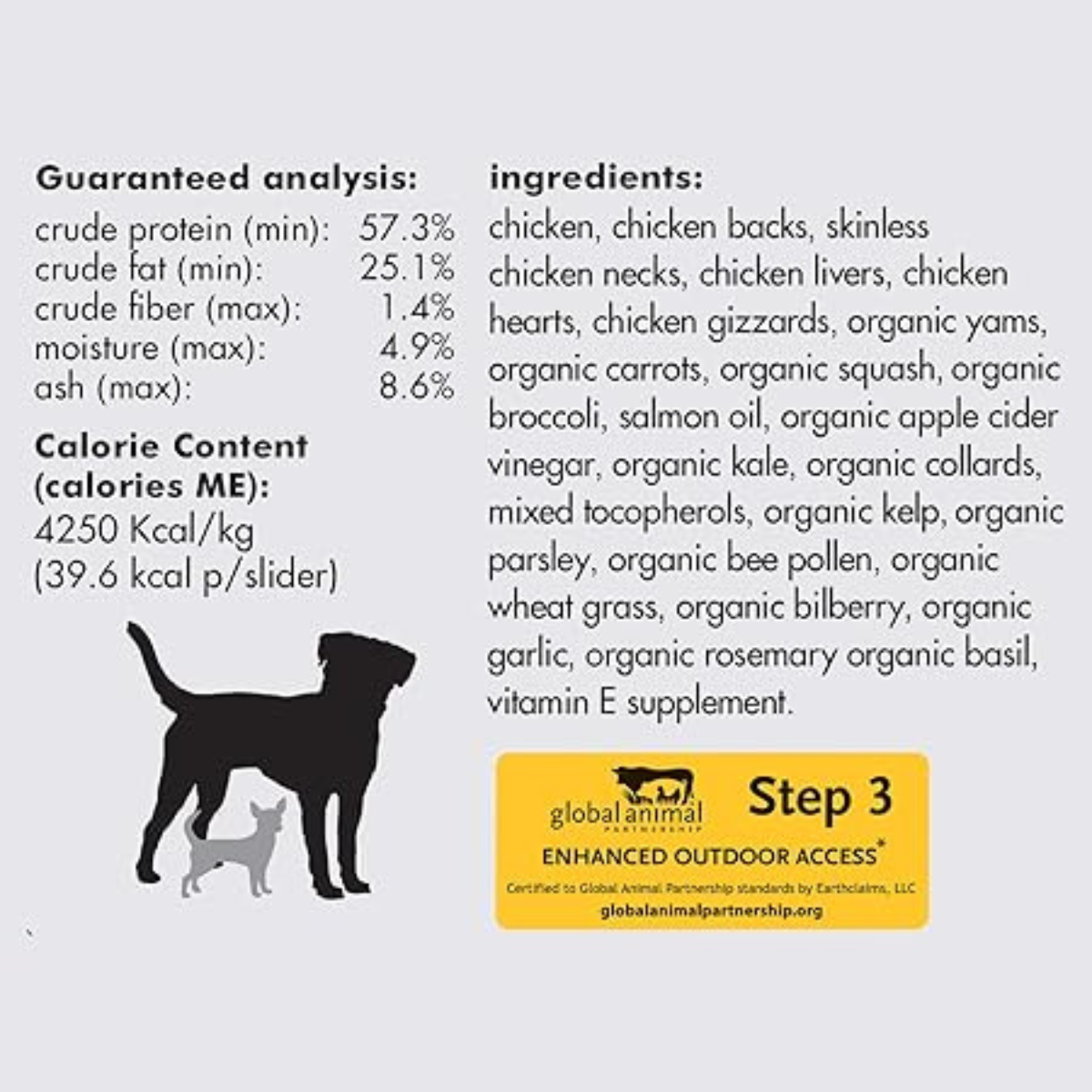 SmallBatch Freeze Dried Chicken Sliders Raw Dog Food 25oz Poudre Pet