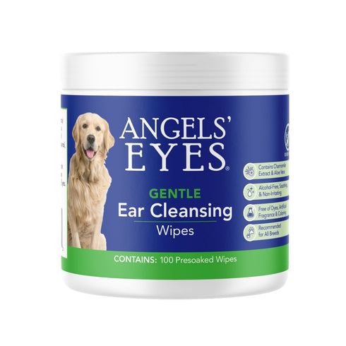 Angel's Eyes Gentle Ear Cleaning Wipes 100Ct Poudre Pet & Feed Supply