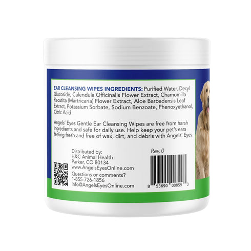 Angel's Eyes Gentle Ear Cleaning Wipes 100Ct Poudre Pet & Feed Supply 3