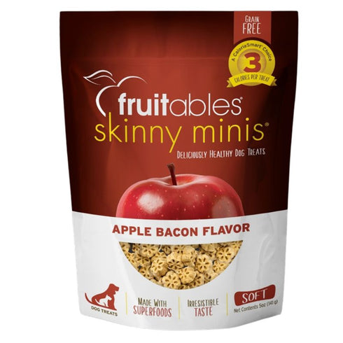 Fruitables Skinny Minis Apple & Bacon Dog Treats 12oz