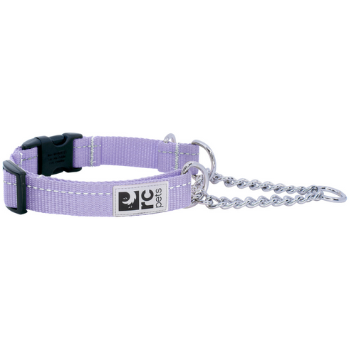 RC PETS Dog Primary Training Clip Collar, Lilac, M, 1"/ 14" - 19" - Poudre Pet and Feed Supply