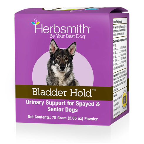 Herbsmith Bladder Hold Dog Supplement 75g Poudre Pet & Feed Supply