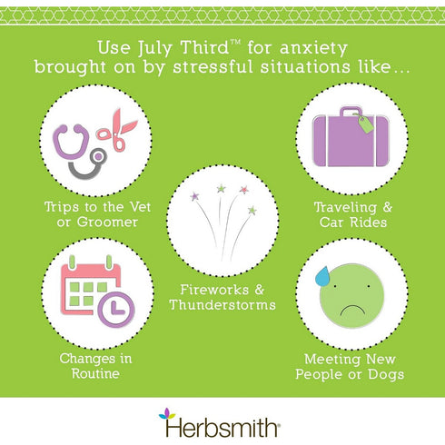 Herbsmith July 3rd Calming Large Chews 30Ct Poudre Pet & Feed Supply 4