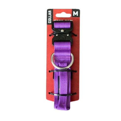 Boss Dog Collar Solid 1.5" Wide Medium Purple Poudre Pet & Feed Supply