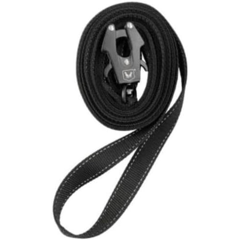 Boss Dog TPU Polyester Webbing Dog Leash 6' x 1/2" Black Poudre Pet & Feed Supply