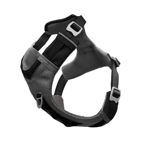Kurgo Journey Air Dog Harness Black Gray Medium - Poudre Pet & Feed Supply