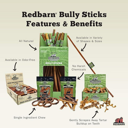 Redbarn 24" Bully Sticks for Dogs