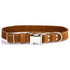 Euro-Dog Quick-Release Leather Dog Collar Large Dark Brown - Poudre Pet & Feed Supply