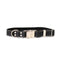 Euro-Dog Quick-Release Leather Dog Collar Small Black - Poudre Pet & Feed Supply