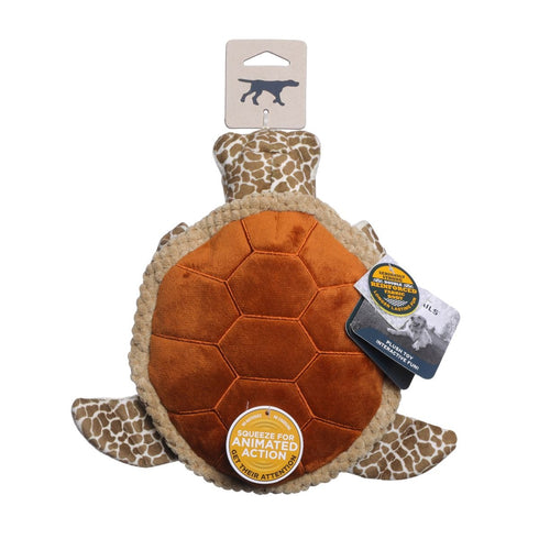 Tall Tails Animated Sea Turtle 10" Dog Toy - Poudre Pet & Feed Supply 4