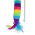 Multipet Caterpillar Rainbow Wand Cat Toy, Wand Cat Toy