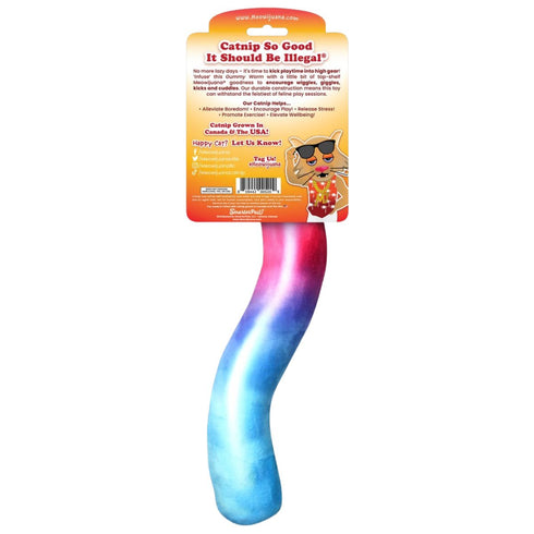 Meowijuana Get Kickin' Refillable Gummy Worm Pink Blue - Poudre Pet & Feed Supply 5