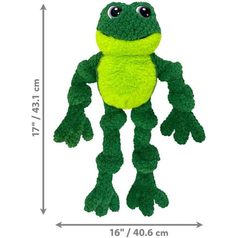 Kong Knots Frog with Inner Rope Skeleton Dog Toy Large X-Large - Poudre Pet & Feed Supply 2