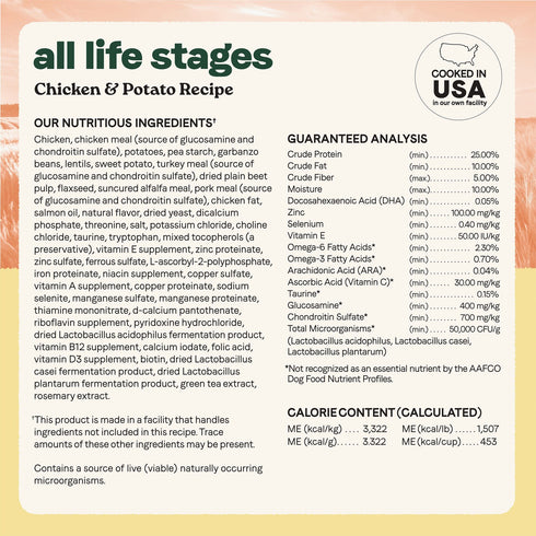 Canidae All Life Stages Grain-Free Real Chicken & Potato Recipe Dry Dog Food 24lb