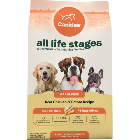Canidae All Life Stages Grain-Free Real Chicken & Potato Recipe Dry Dog Food 24lb
