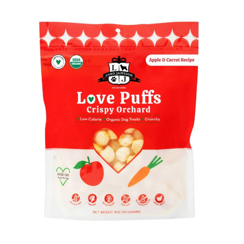 Lord Jameson Crispy Orchard Organic Dog Treats 4oz - Poudre Pet & Feed Supply