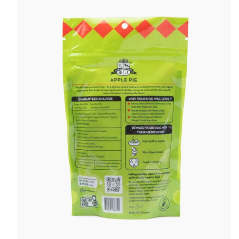 Lord Jameson Apple Pie Organic Pill Hider Dog Treats 6oz - Poudre Pet & Feed Supply 2