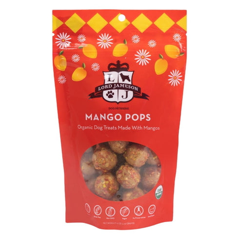 Lord Jameson Mango Pops Organic Dog Treats 6oz - Poudre Pet & Feed Supply