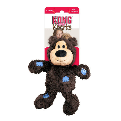 KONG Wild Knots Bear Dog Toy Small Medium - Poudre Pet & Feed Supply 4
