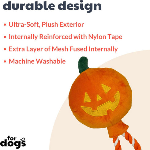 Huxley & Kent for Dogs Jack-o-Lantern Safety Pop