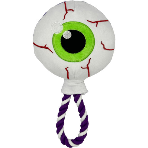 Huxley & Kent Eyeball Safety Pop Halloween Fall Power Plush Dog