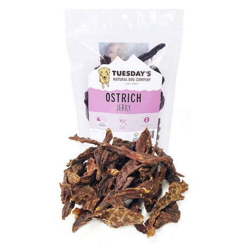 Natural Dog Company Ostrich Jerky 4oz - Poudre Pet & Feed Supply