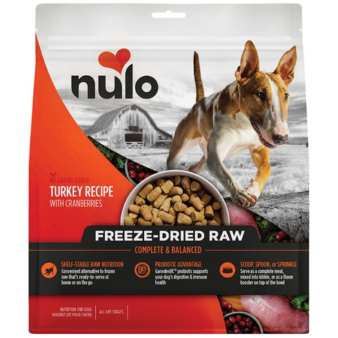 Nulo Turkey & Cranberries Freeze-Dried Raw Dog Food 8oz - Poudre Pet & Feed Supply