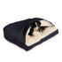 Snoozer Cozy Cave Rectangle Dog Bed Small Navy - Poudre Pet & Feed Supply