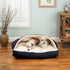 Snoozer Cozy Cave Rectangle Dog Bed Small Navy - Poudre Pet & Feed Supply 3