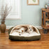 Snoozer Cozy Cave Rectangle Dog Bed Small Olive - Poudre Pet & Feed Supply 2