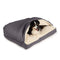 Snoozer Cozy Cave Rectangle Dog Bed Medium Gray - Poudre Pet & Feed Supply