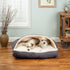 Snoozer Cozy Cave Rectangle Dog Bed Medium Gray - Poudre Pet & Feed Supply 2