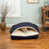 Snoozer Cozy Cave Rectangle Dog Bed Medium Navy - Poudre Pet & Feed Supply 2
