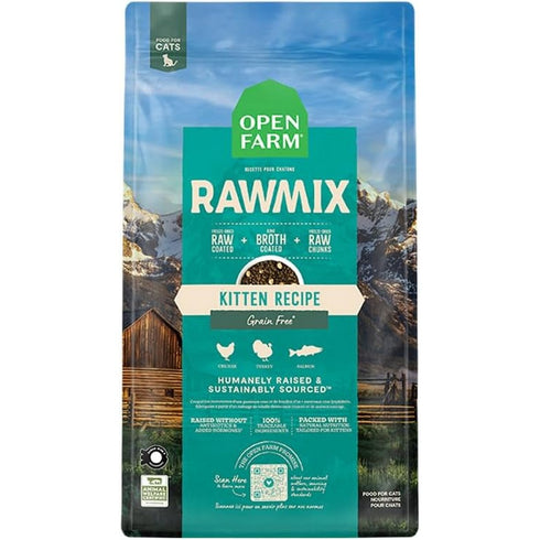 Open Farm Kitten Grain-Free Rawmix Dry Cat Food 8lb - Poudre Pet & Feed Supply