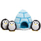 PatchWorkPet Igloo and Penguins 8" Dog Toys - Poudre Pet & Feed Supply
