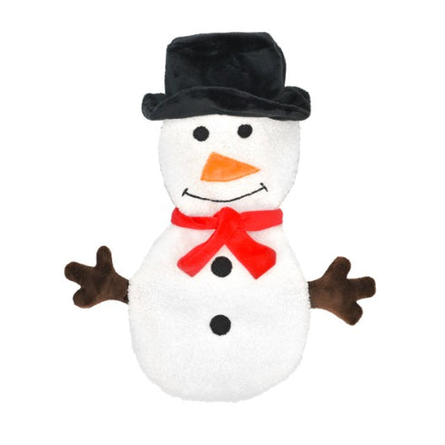 PatchWorkPet Stuffingless Snowman 13" Dog Toy - Poudre Pet & Feed Supply