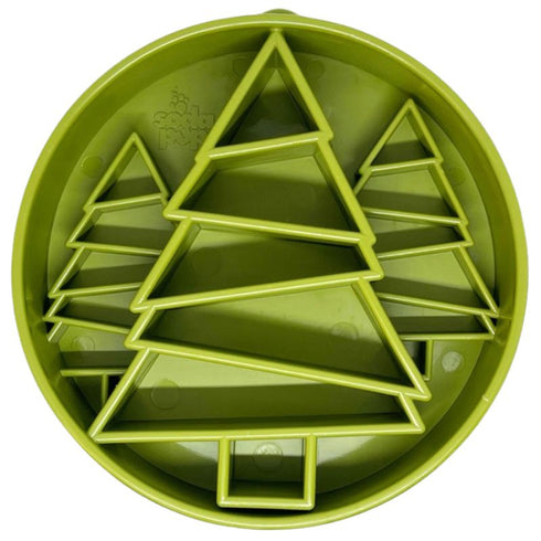 SodaPup eMat Pine Tree Design Enrichment Slow Feeder Bowl for Dogs - Poudre Pet & Feed Supply