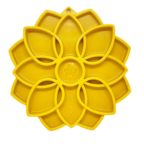 SodaPup eTray Mandala eTray Enrichment Tray for Dogs Yellow - Poudre Pet & Feed Supply