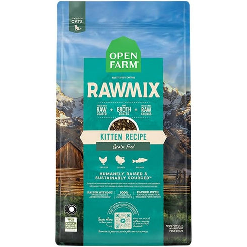 Open Farm Kitten Grain-Free Rawmix Recipe Cat Food 2.25lb - Poudre Pet & Feed Supply