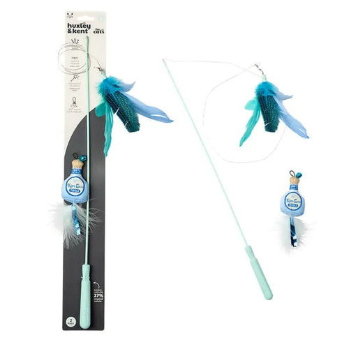 Huxley & Kent Teaser Kitty Loco Wand Cat Toy - Poudre Pet & Feed Supply