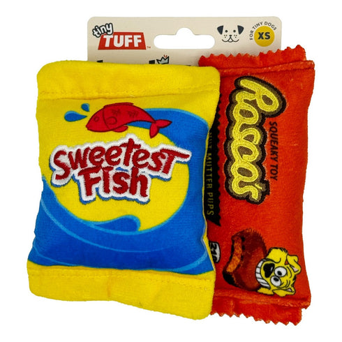 Huxley & Kent Tiny Tuff Fishing For Sweets Dog Toys 2Pk - Poudre Pet & Feed Supply