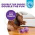 Outward Hound Double Snoop Treat Dispenser Dog Toy Purple - Poudre Pet & Feed Supply 2