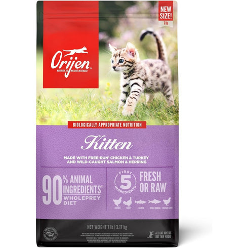Orijen Kitten Dry Cat Food 7lb - Poudre Pet & Feed Supply