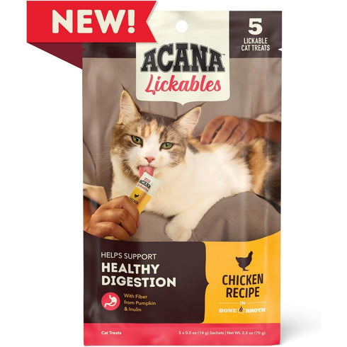 Acana Lickables Chicken Recipe Cat Treats 2.5oz 5ct - Poudre Pet & Feed Supply