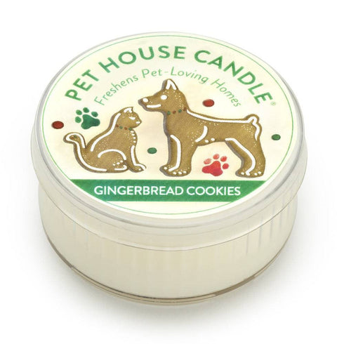 Candle Pet House Gingerbread Cookies Mini Candle - Poudre Pet & Feed Supply