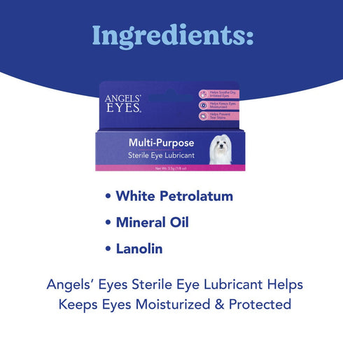 Angels’ Eyes Multi-Purpose Sterile Eye Lubricant for Dogs and Cats 3.5g - Poudre Pet & Feed Supply 3